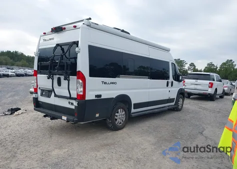 2022 Ram Promaster 3500 Window Van High Roof 159 Wb Ext из США, поврежденный, VIN 3C6MRVUGXNE106327